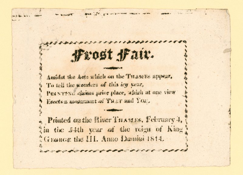 Feira da Geada de 1814 de English School