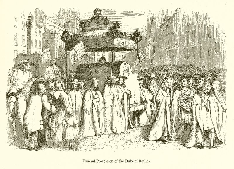 Procissão fúnebre do duque de Rothes de English School