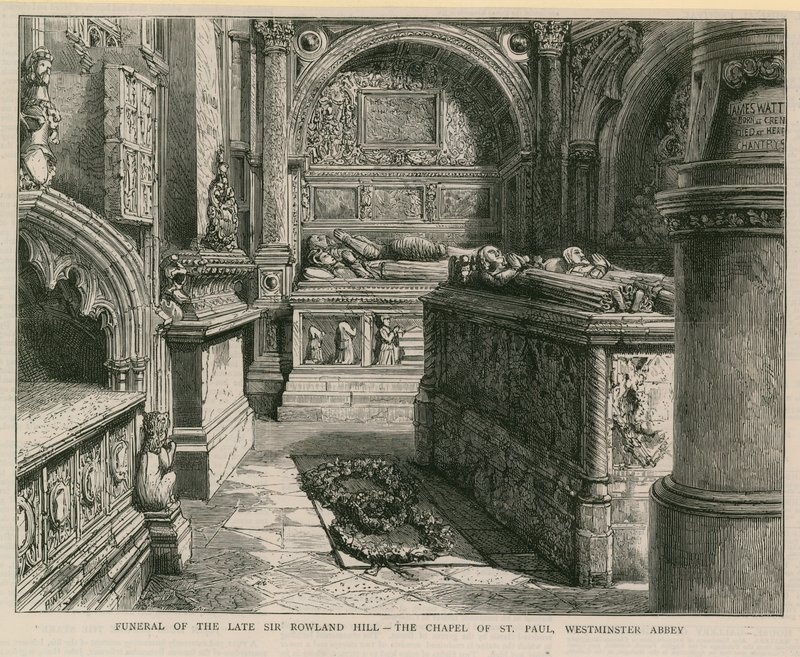 Funeral do falecido Sir Rowland Hill de English School