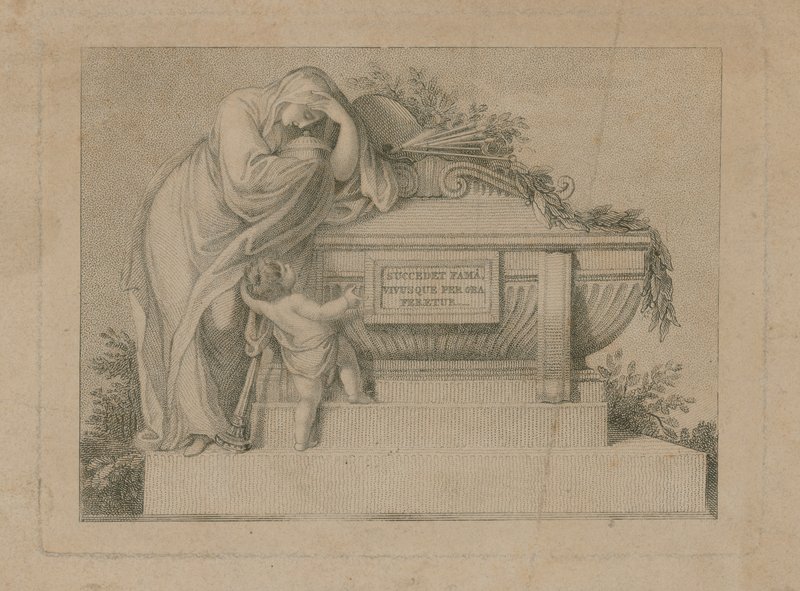Bilhete funeral para Sir Joshua Reynolds, 3 de março de 1792 de English School
