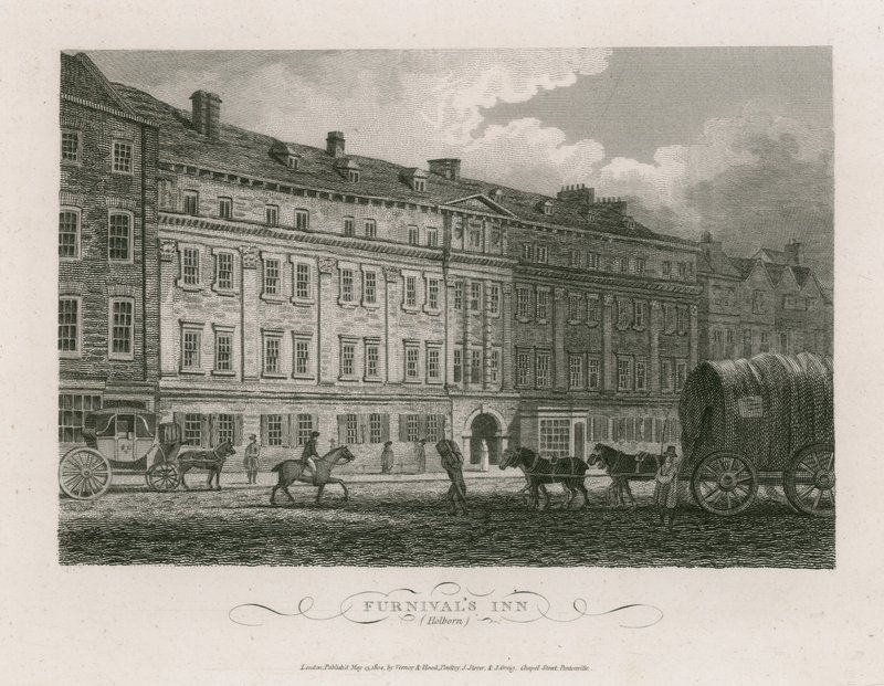Furnivals Inn, Holborn, Londres de English School
