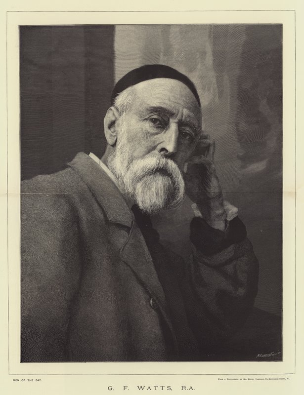 G F Watts, RA (gravura) de English School