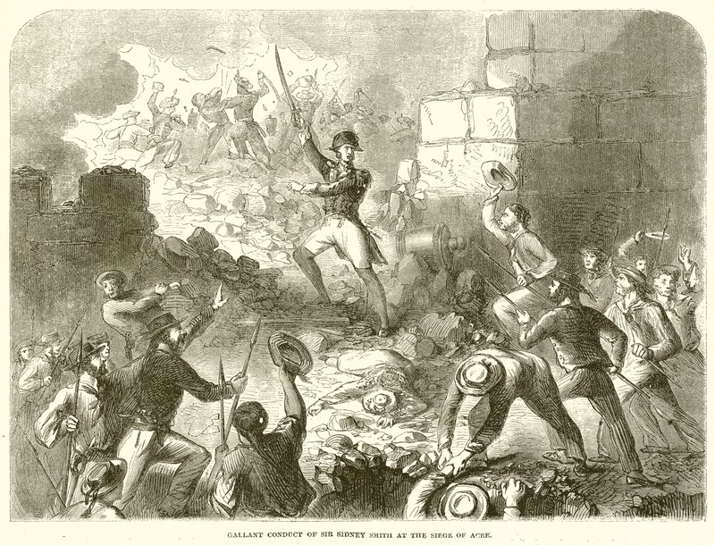 Conduta galante de Sir Sidney Smith no cerco de Arce de English School