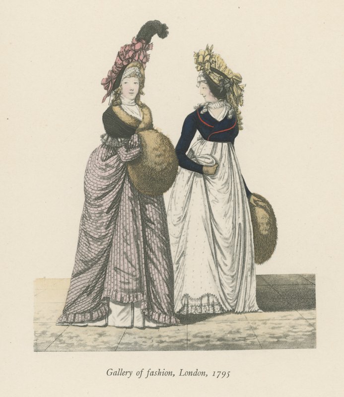 Galeria de Moda, Londres, 1795 de English School