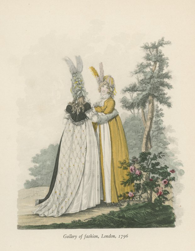 Galeria de Moda, Londres, 1796 de English School