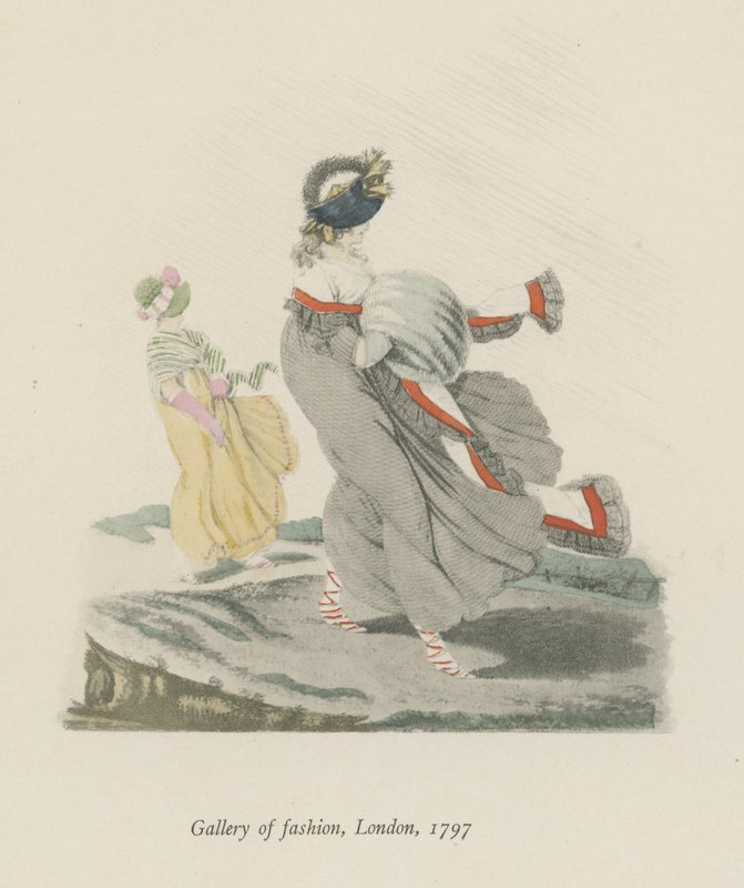 Galeria de Moda, Londres, 1797 de English School
