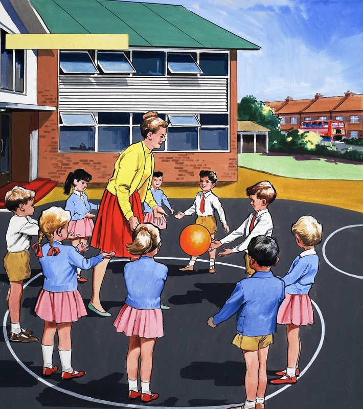 Professor de jogos de English School