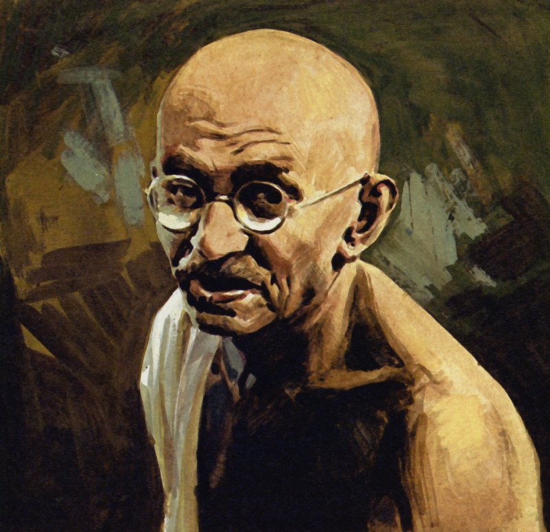 Gandhi era conhecido como Mahatma ou Grande Alma de English School
