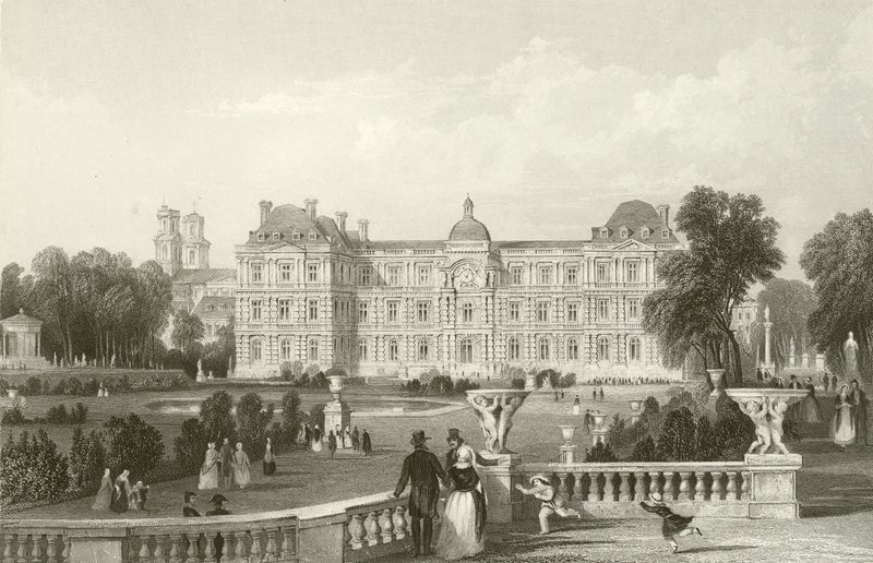 Jardim - Frente do Luxemburgo - Paris de English School