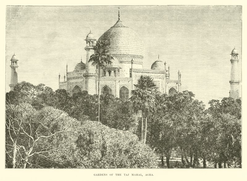 Jardins do Taj Mahal, Agra de English School