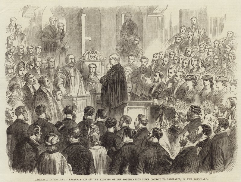 Garibaldi na Inglaterra de English School