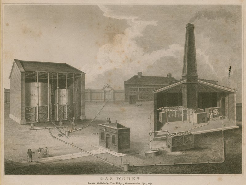 Obras de gás, Londres de English School