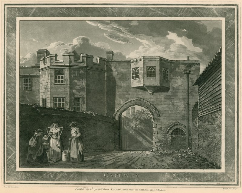 Portal do antigo palácio de Richmond, Surrey de English School