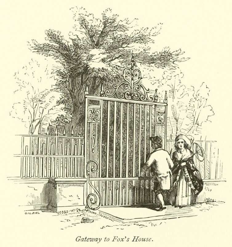 Porta de entrada para a Foxs House de English School