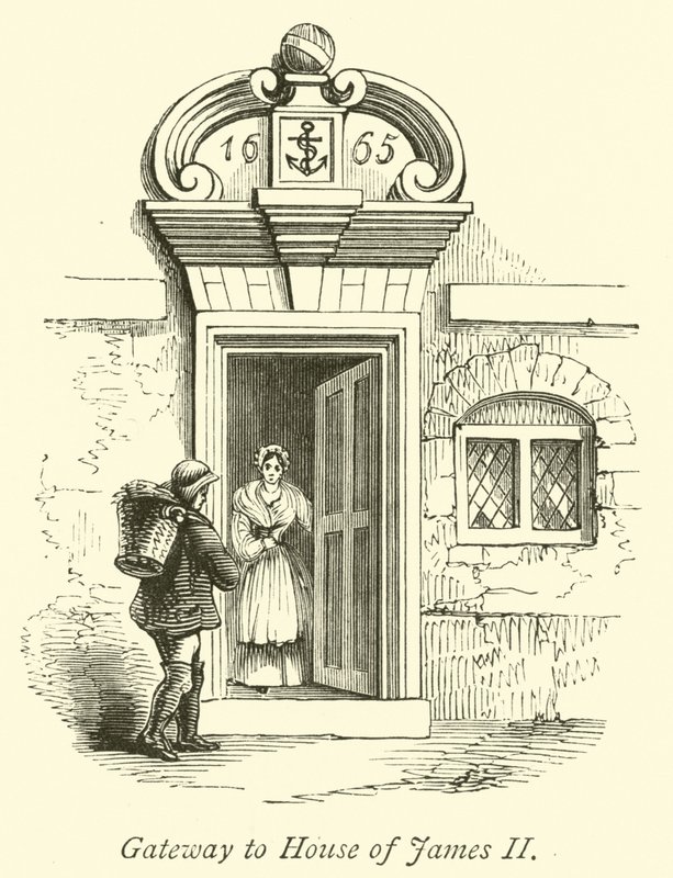 Porta de entrada para a Casa de James II de English School