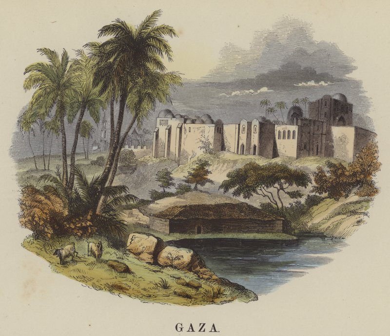 Gaza (gravura colorida) de English School