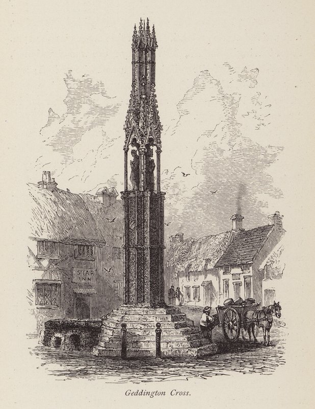 Cruz de Geddington (gravura) de English School