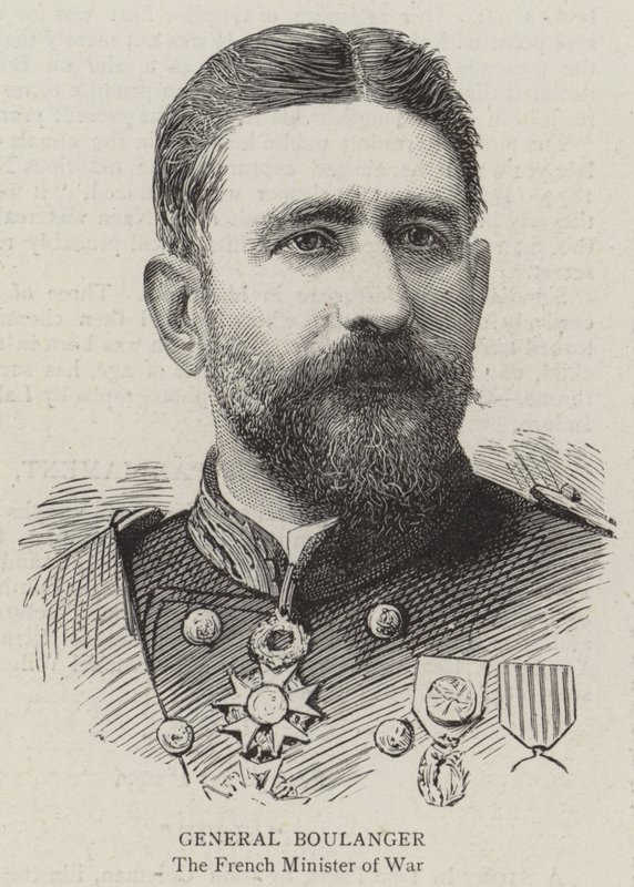 General Boulanger (gravura) de English School