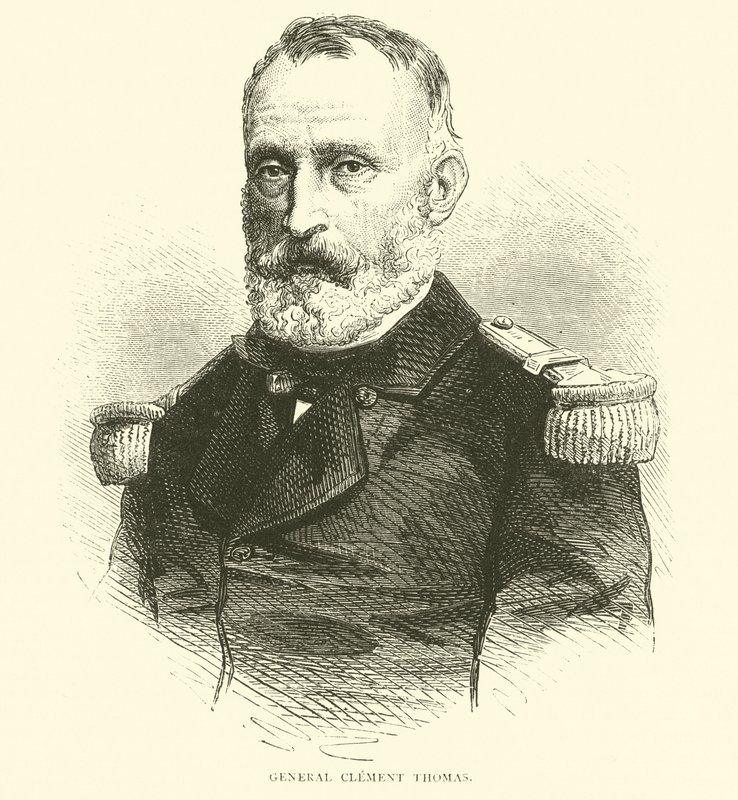 General Clement Thomas, março de 1871 de English School