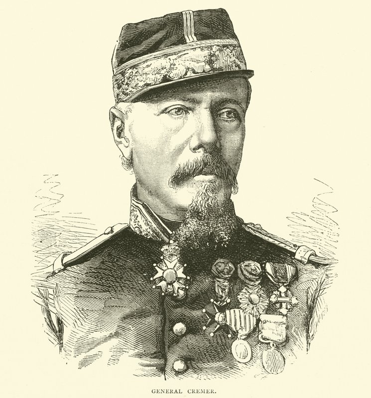 General Cremer, outubro de 1870 de English School