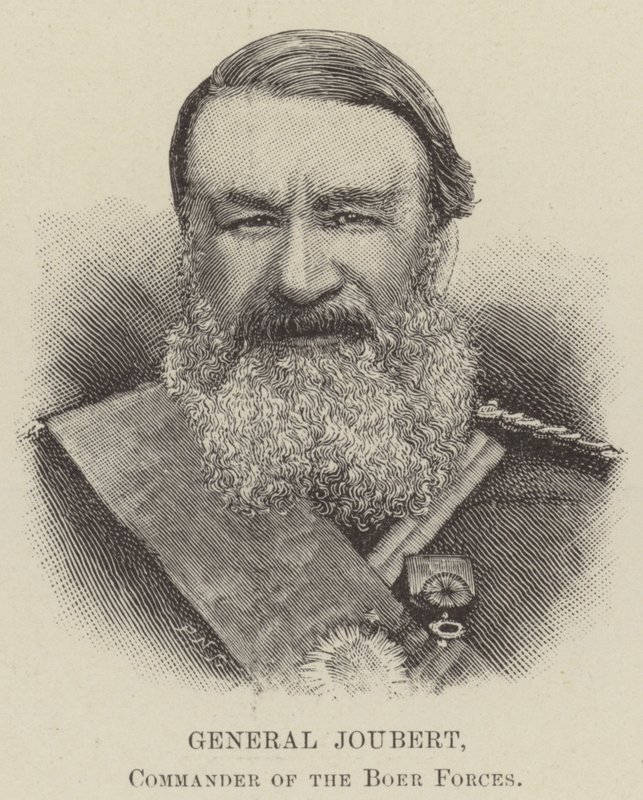 General Joubert, Comandante das Forças Bôeres (gravura) de English School