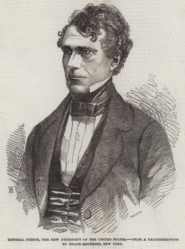 General Pierce, o Novo Presidente dos Estados Unidos (gravura) de English School