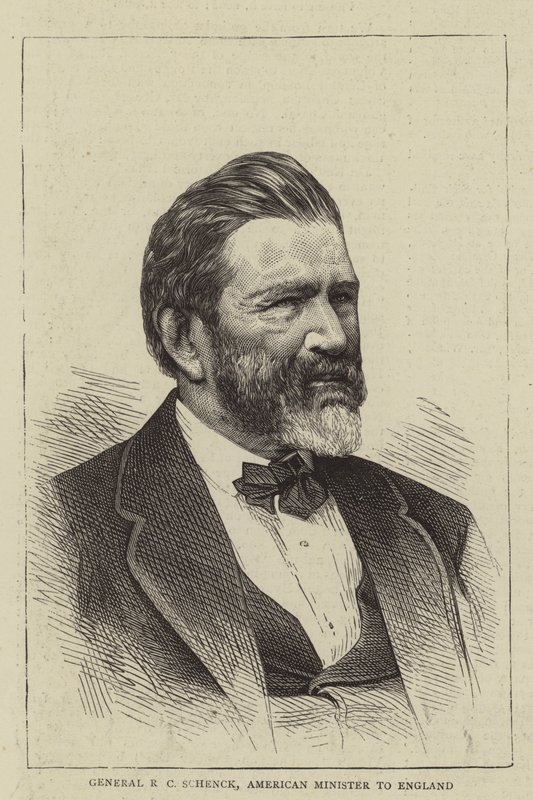 General R. C. Schenck, ministro americano em Inglaterra (gravura) de English School