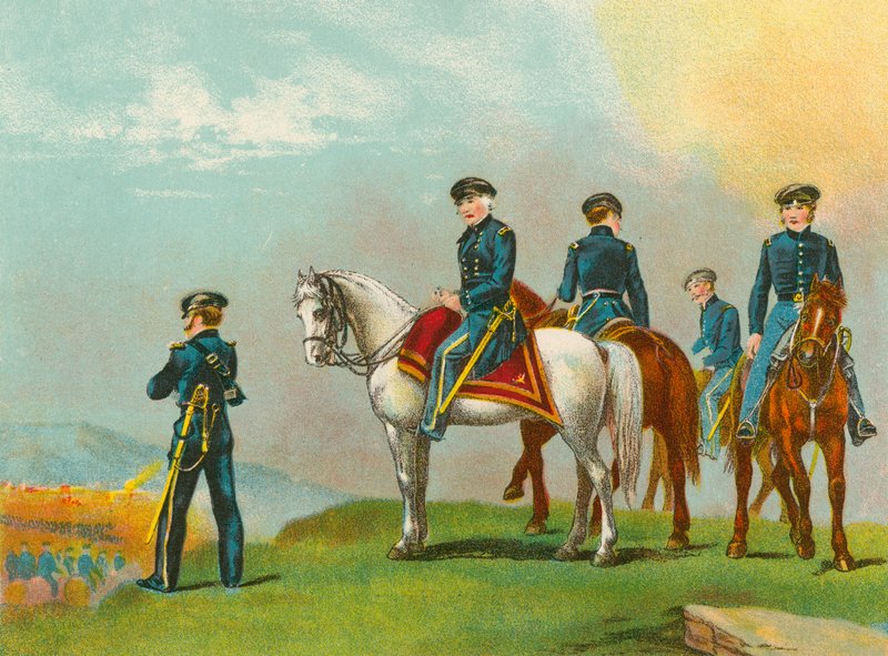 General Taylor na Batalha de Monterey de English School