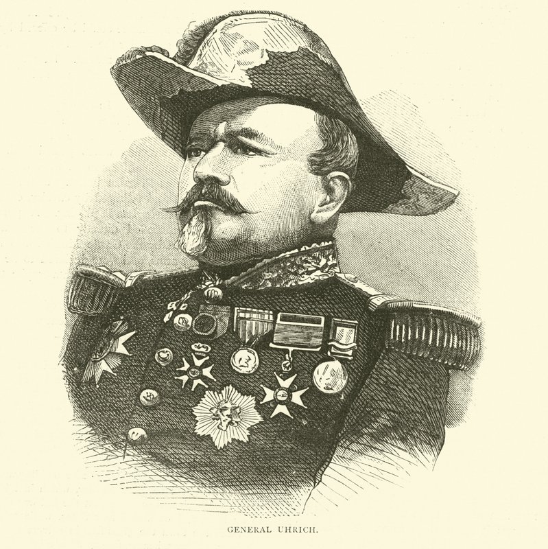General Uhrich, setembro de 1870 de English School