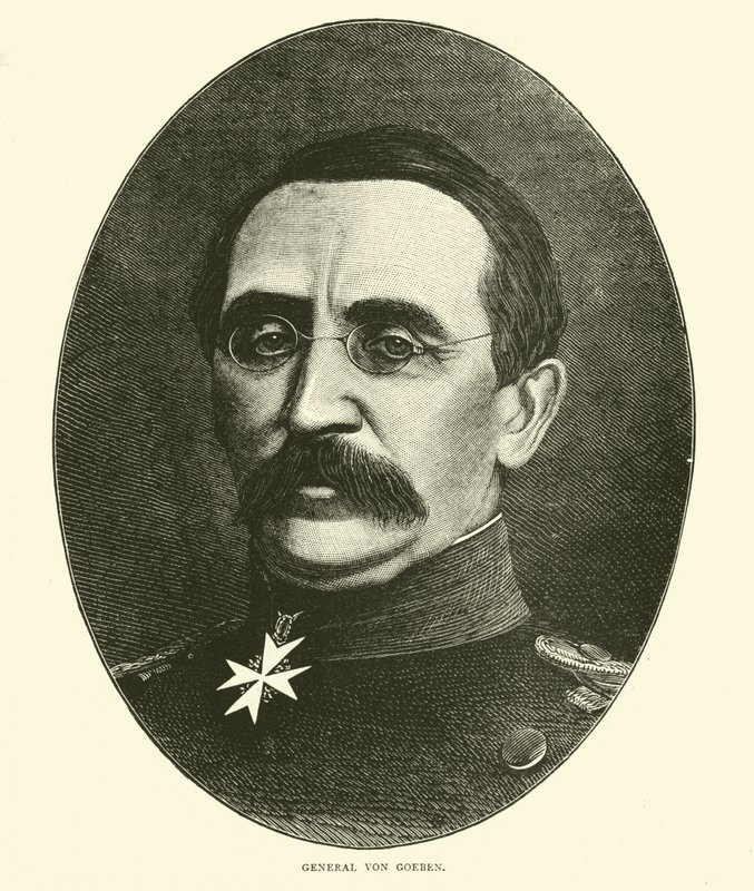 General Von Goeben, outubro de 1870 de English School