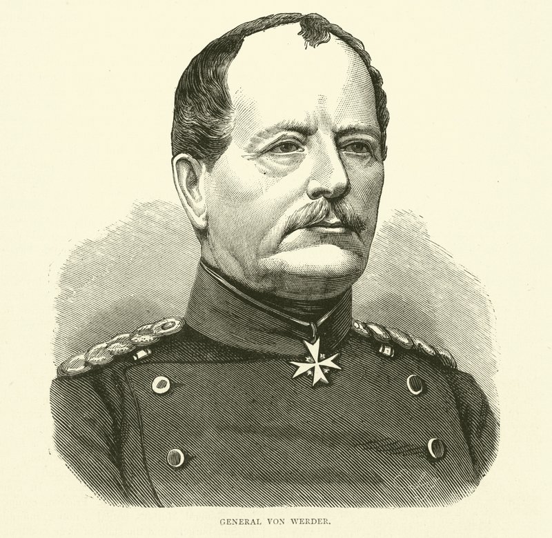 General Von Werder, setembro de 1870 de English School