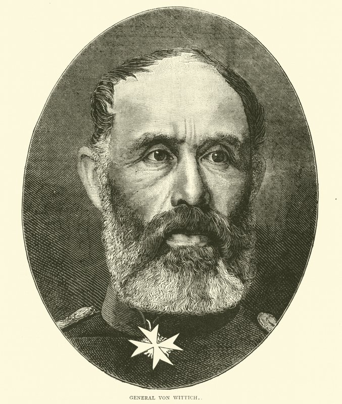 General Von Wittich, outubro de 1870 de English School