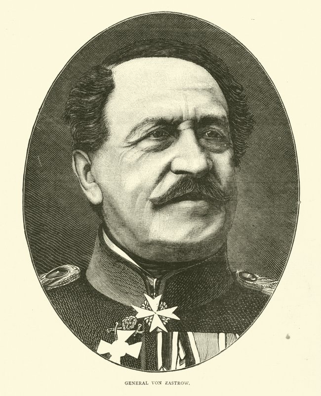 General Von Zastrow, setembro de 1870 de English School