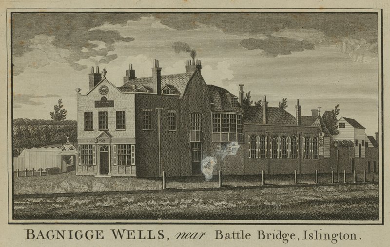 Vista geral de Bagnigge Wells de English School