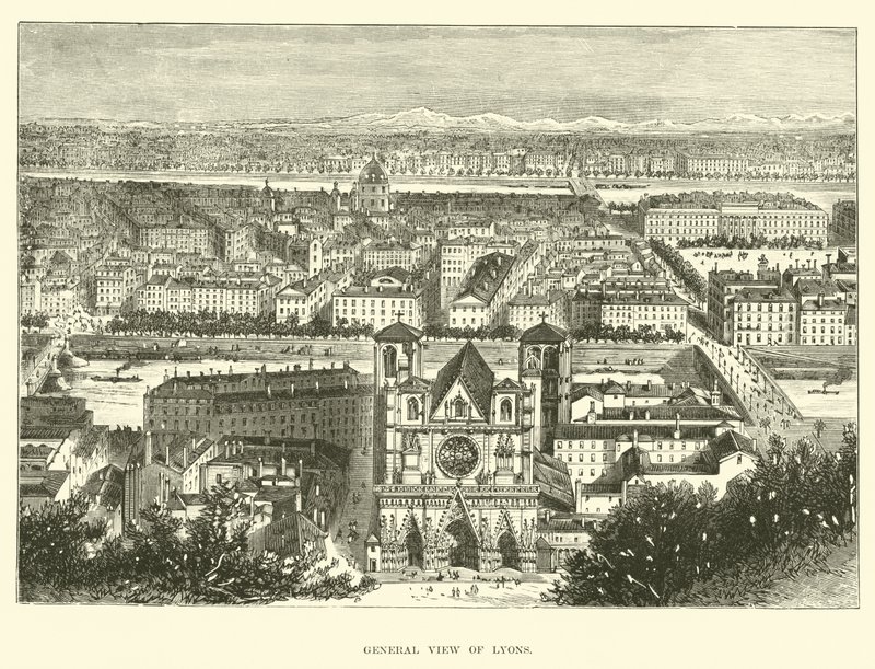 Visão geral de Lyon de English School