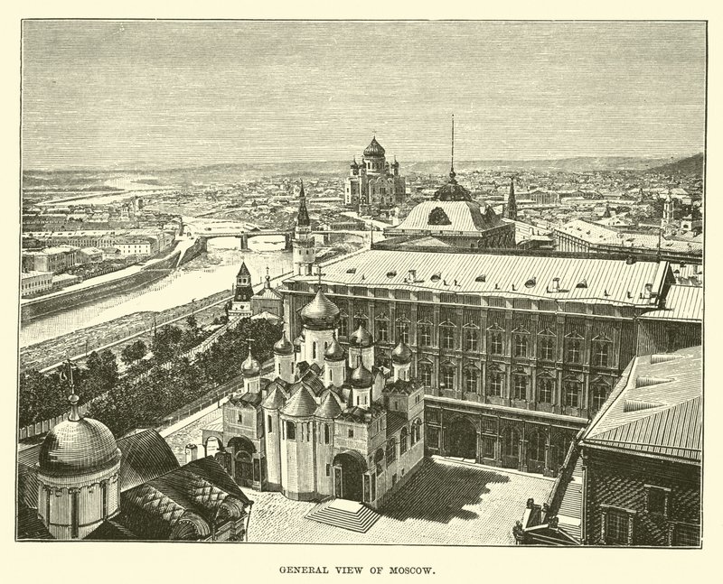 Visão geral de Moscou de English School