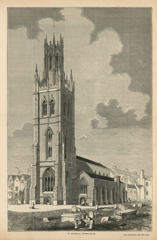 Vista geral da Igreja de São Mateus de English School