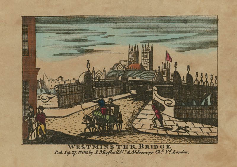 Visão geral, de, ponte westminster de English School