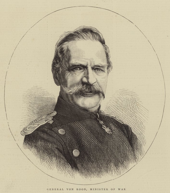 General von Roon, Ministro da Guerra (gravura) de English School