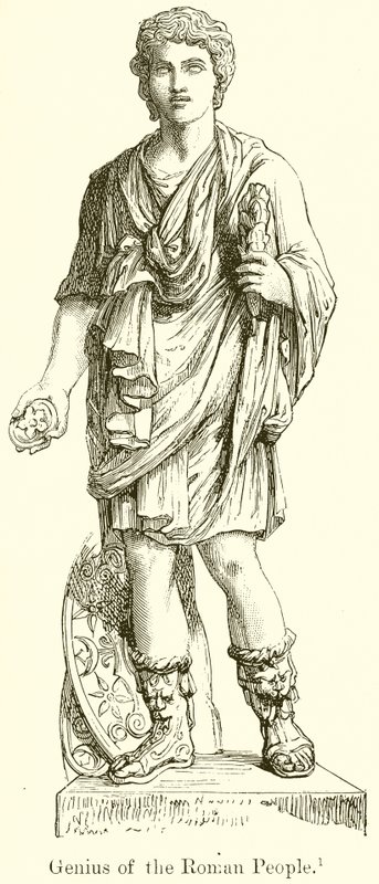 Gênio do povo romano de English School