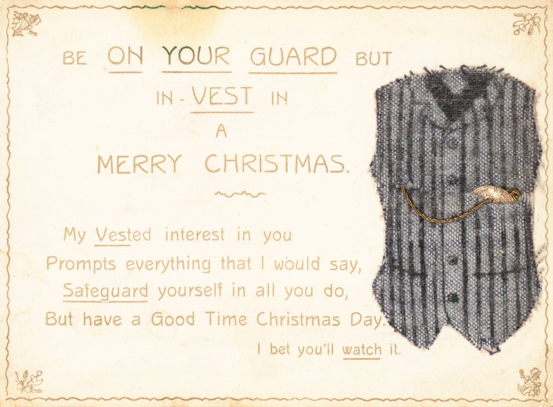 Colete De Gentlemans, Cartão De Natal de English School