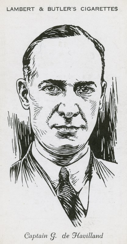 Geoffrey de Havilland, designer e fabricante inglês de aviadores e aeronaves de English School