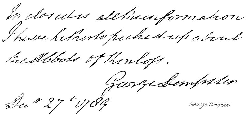 George Dempster de English School