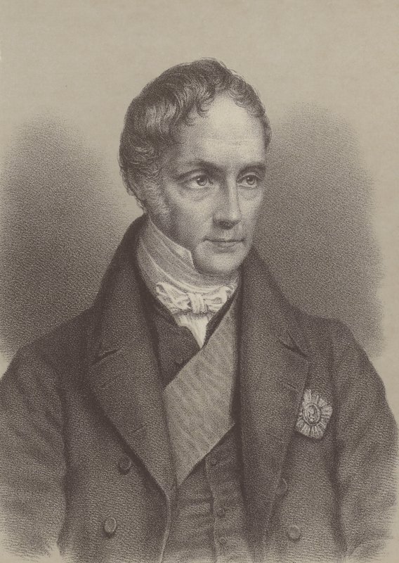 George Hamilton Gordon, 4º Conde de Aberdeen, Primeiro Ministro Britânico 1852-1855 (litho) de English School