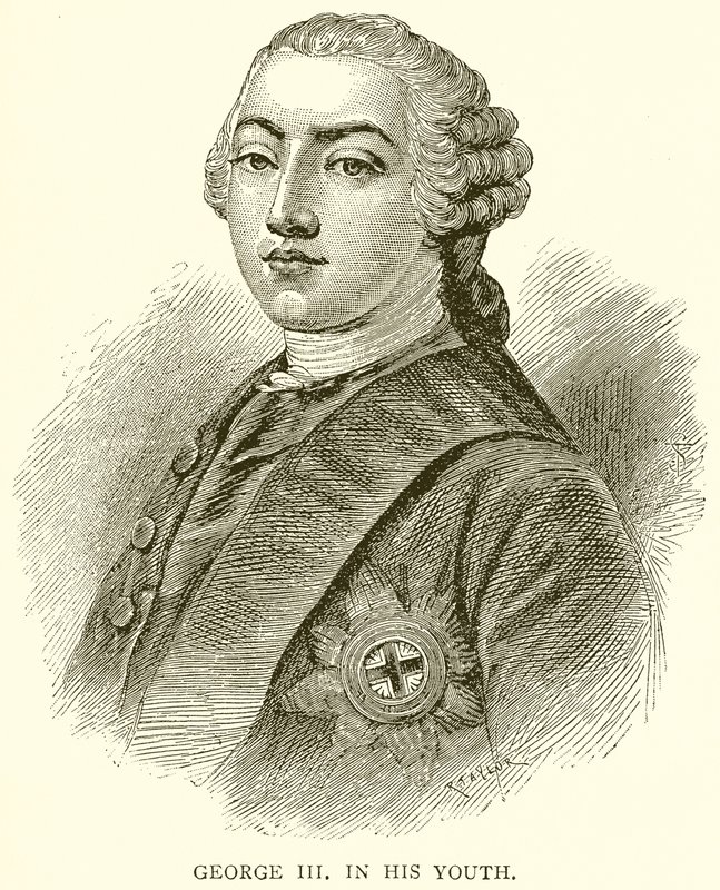 Jorge III em sua juventude de English School