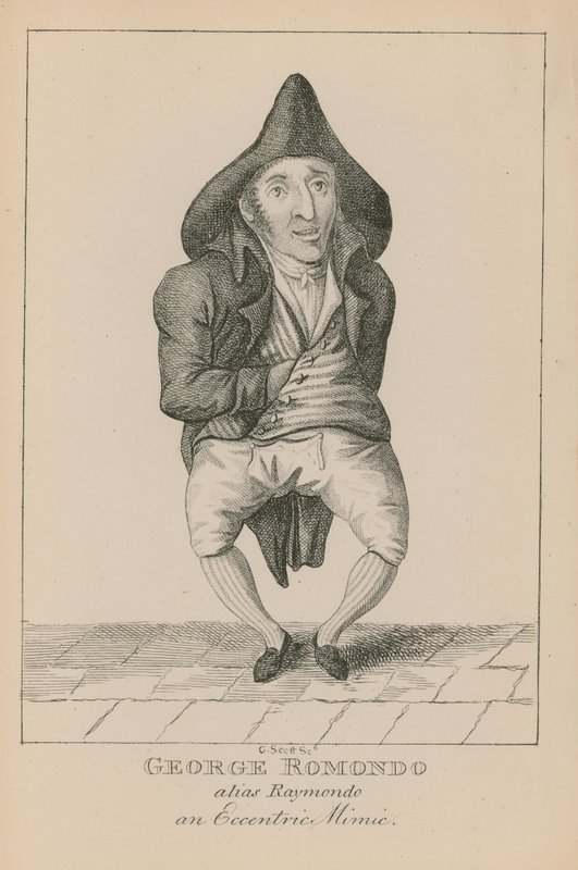George Romondo, vulgo Raymondo, um imitador excêntrico de English School
