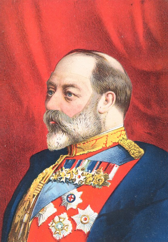 George V - cartão de cumprimentos de English School