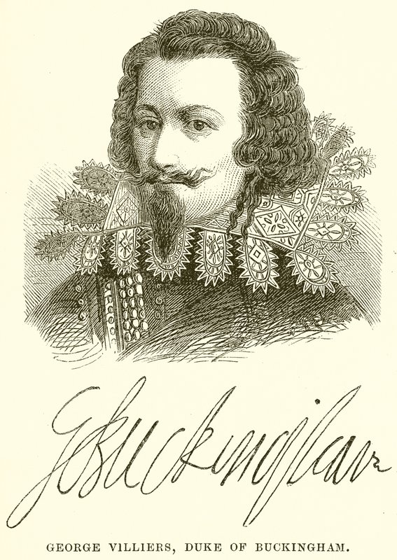 George Villiers, duque de Buckingham de English School