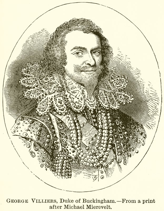 George Villiers, duque de Buckingham de English School