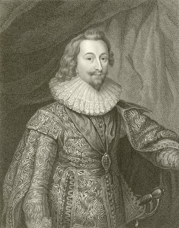 George Villiers, duque de Buckingham de English School